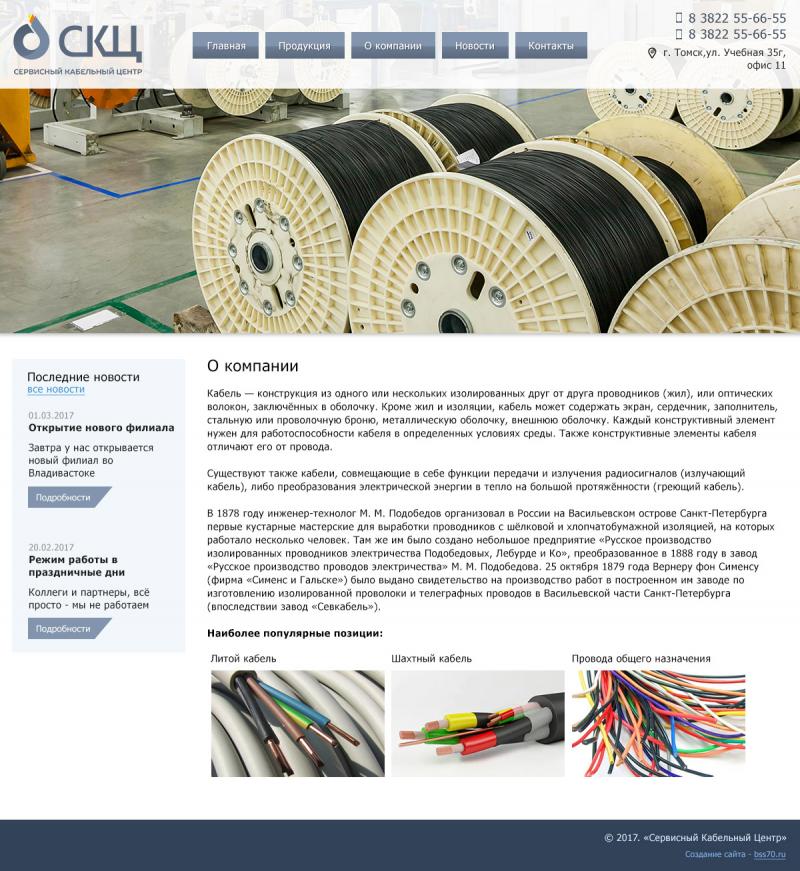 Сервисный кабельный центр (сайт)