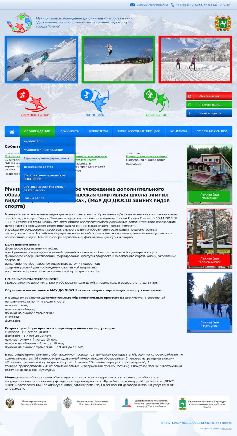 ДЮСШЗВС (сайт)